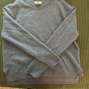 Women’s Blue-Gray Roll Neck Sweater